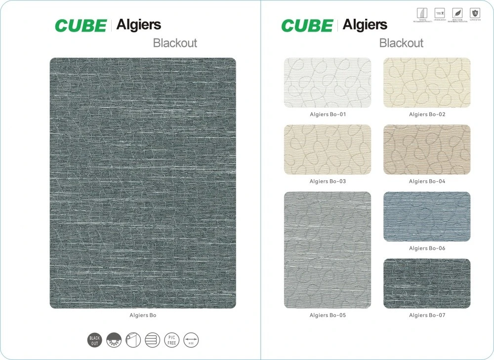 Algiers Bo blackout fabric roll Algiers Bo blackout fabric roll